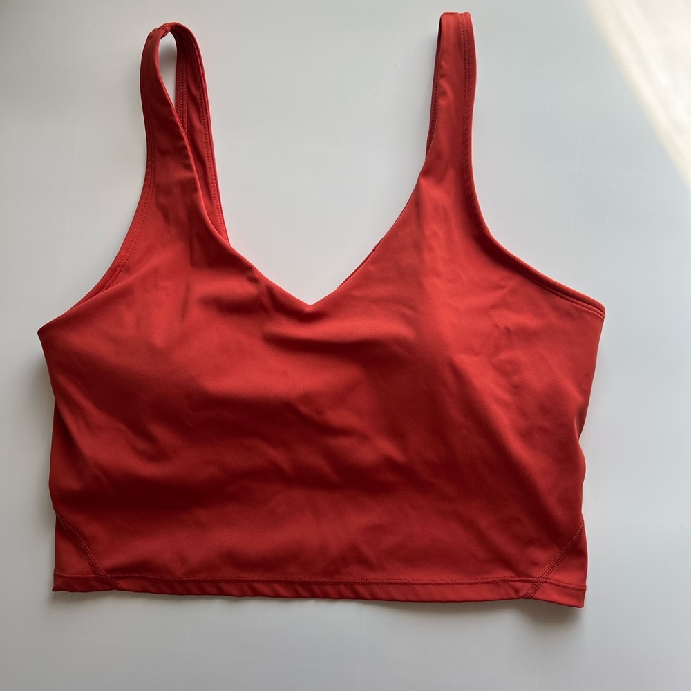 Orange Sports Bra